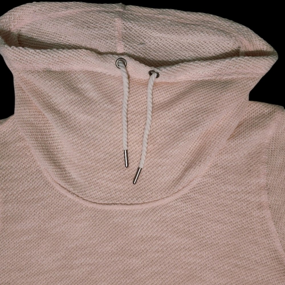 Women's Calvin Klein Cowl Neck Asymmetrical Tunic Sweater Pink Size Medium - Picture 8 of 15